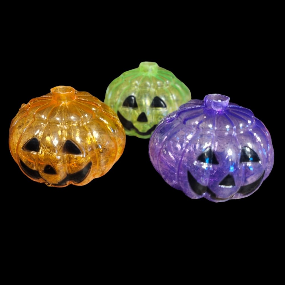 28pc Halloween Fall String Light Covers Only Jack O Lanterns Witch Skull Corn