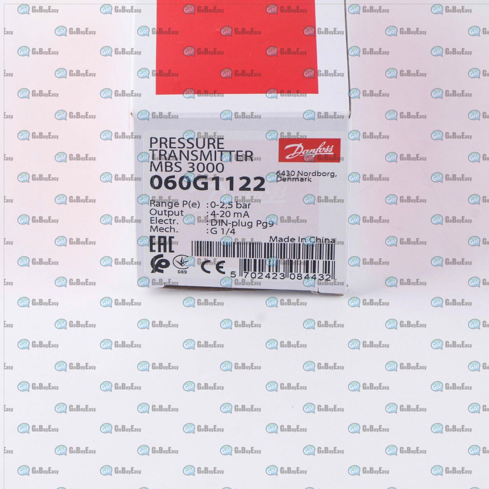 One DANFOSS MBS 3000 060G1122 Pressure Transmitter New