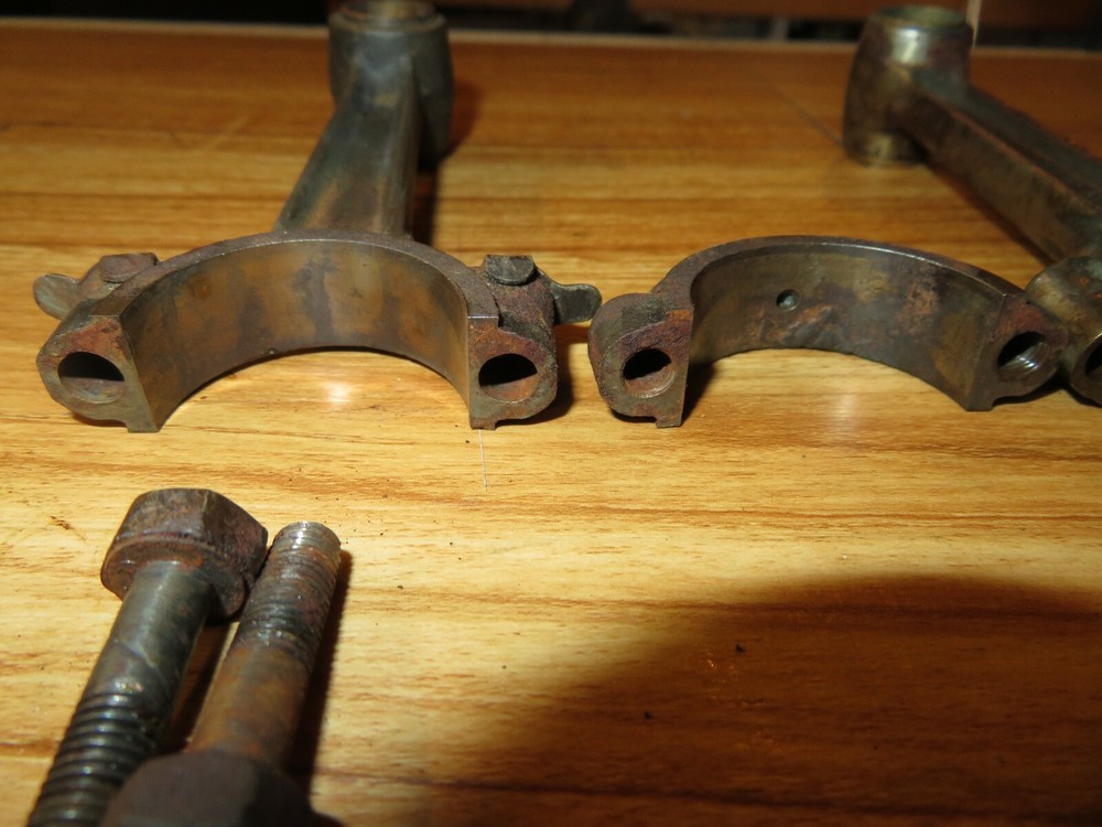 Two Vintage Johnson P-50 Outboard Connecting Rods