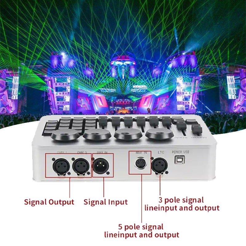 Mini Command Wing Console Stage Light Dimmer M A 2 Version DMX512 DJ Controller