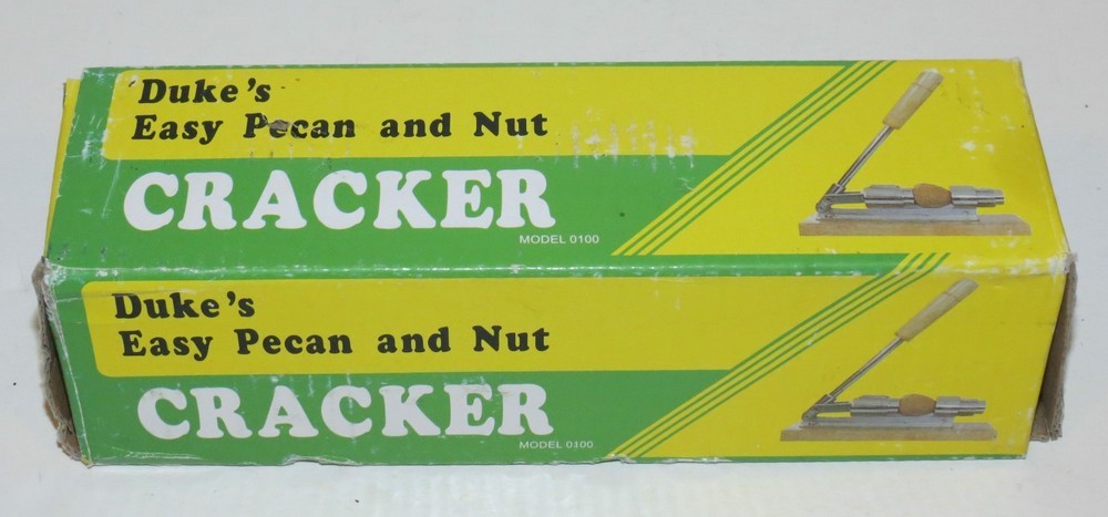 Duke's Easy Pecan and Nut CRACKER - Screw Handle, Walnuts, Adjustable w/ Box