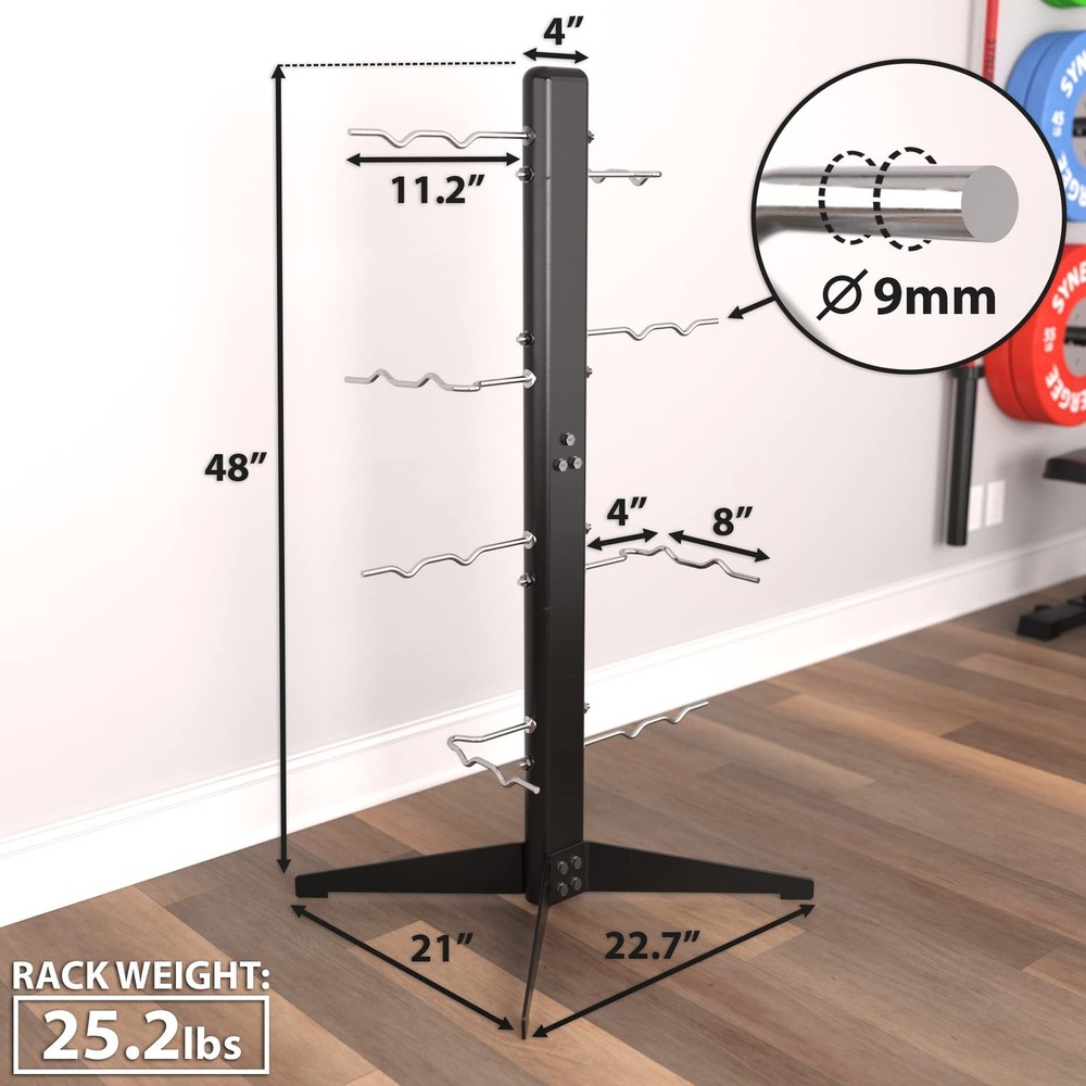 Synergee Cable Attachment Rack. Free-Standing or Wall Mounted Storage Rack. M...