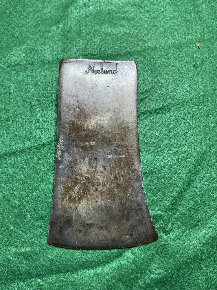 2 Vintage Norlund Single Bit Hatchets: