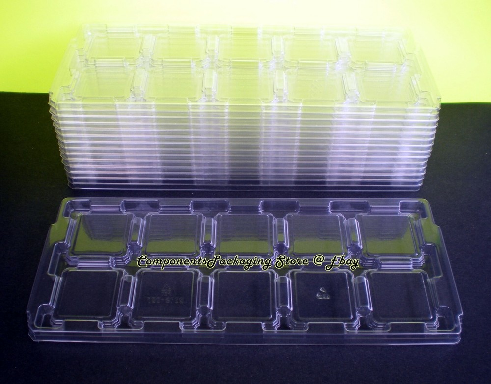 6 - Socket 2011 Tray Holder for Intel Xeon E5 E7 CPU Processors - Fits 60 CPU's