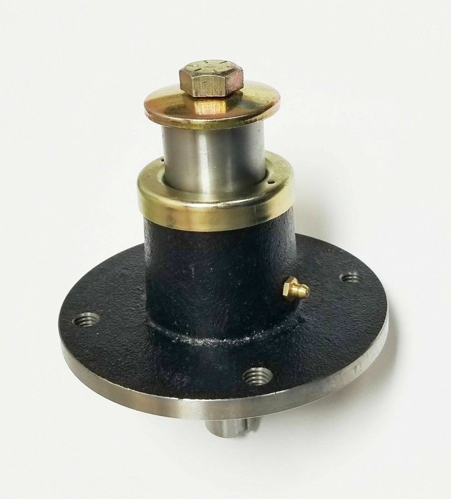 3 Heavy Duty Spindle Assemblies for Hustler, Excel 350595. Includes Blade Bolt