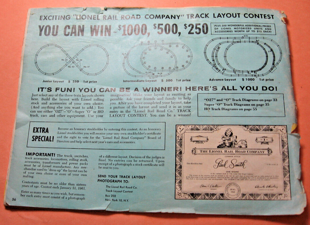 1960 Lionel Model Railroading Catalog (No. 2)