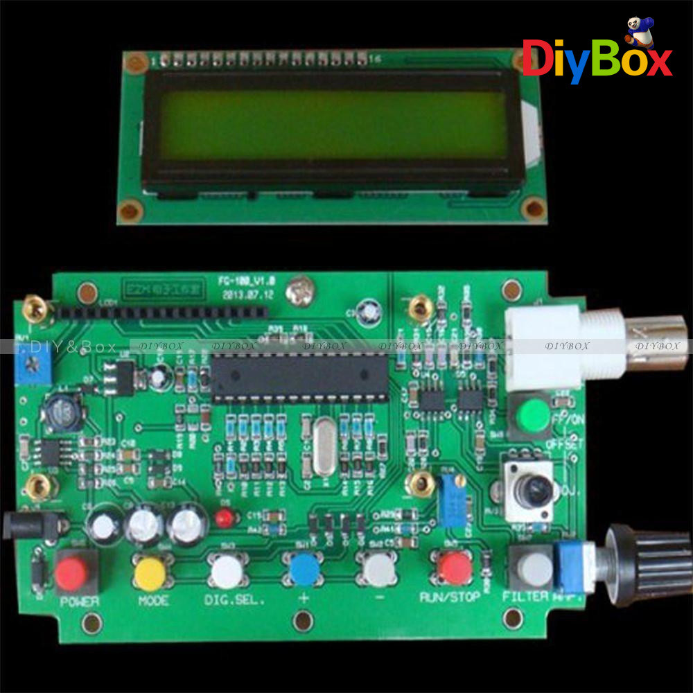 DDS Function Signal Generator Sine+Triangle + Square Wave Frequency 1HZ-500KHz