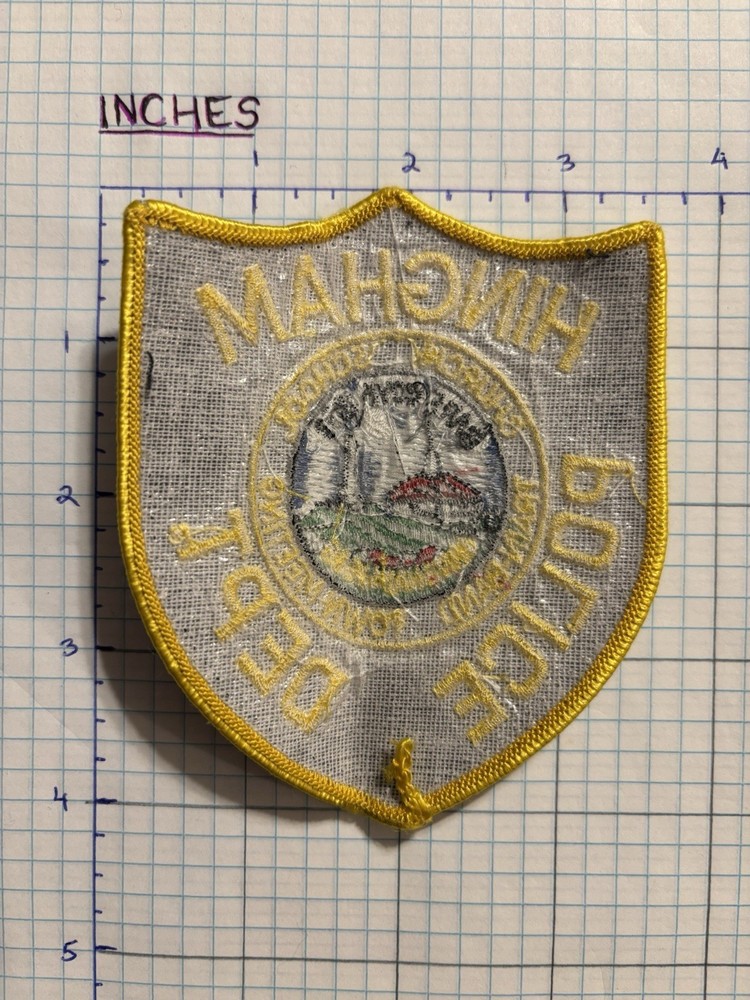 HINGHAM, MA Police Department Patch
