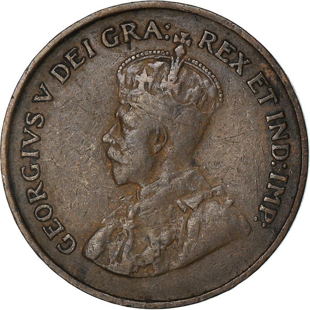 Canada 1 Cent Coin | King George V | 1920 - 1936