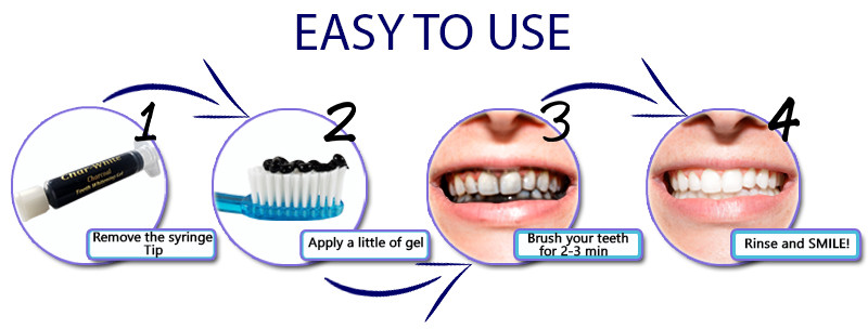 Carbon & Coco Activated Charcoal Teeth Whitening Powder Toothpaste Mint Tooth