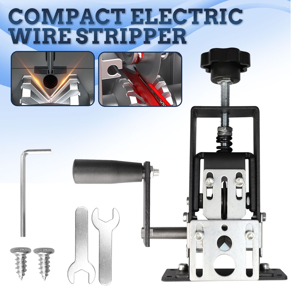 Wire-Stripper Machine Efficient Time-Saving Electric&Manual Wire Stripping Tool