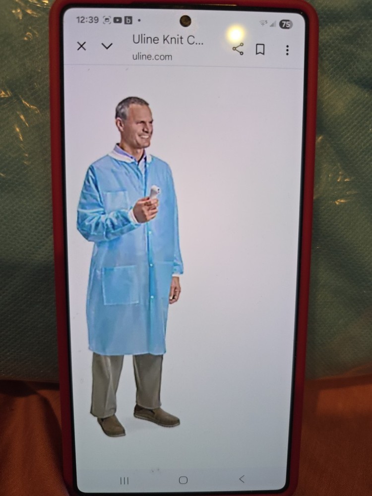 5 Uline XL Lab Coats