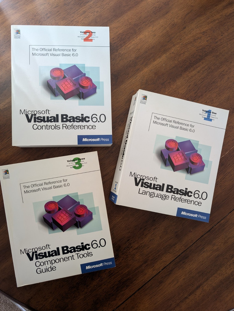 Microsoft Visual Basic 6.0 Reference Library 1998 Near FINE+