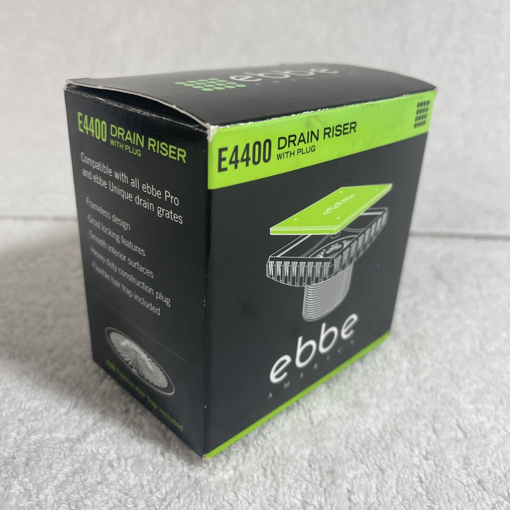 EBBE E4400 DRAIN RISER - BLACK -- Open Box