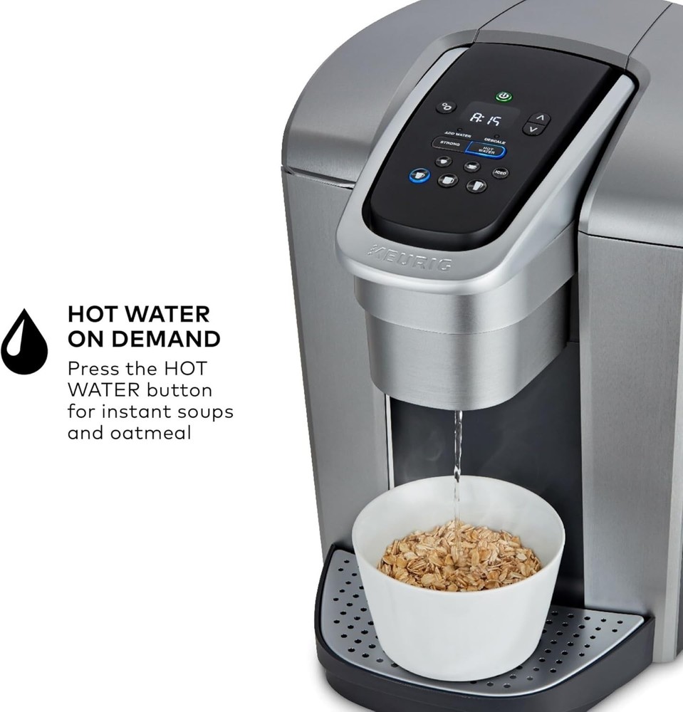 Modern Design - Temperature Control - Brushed Silver