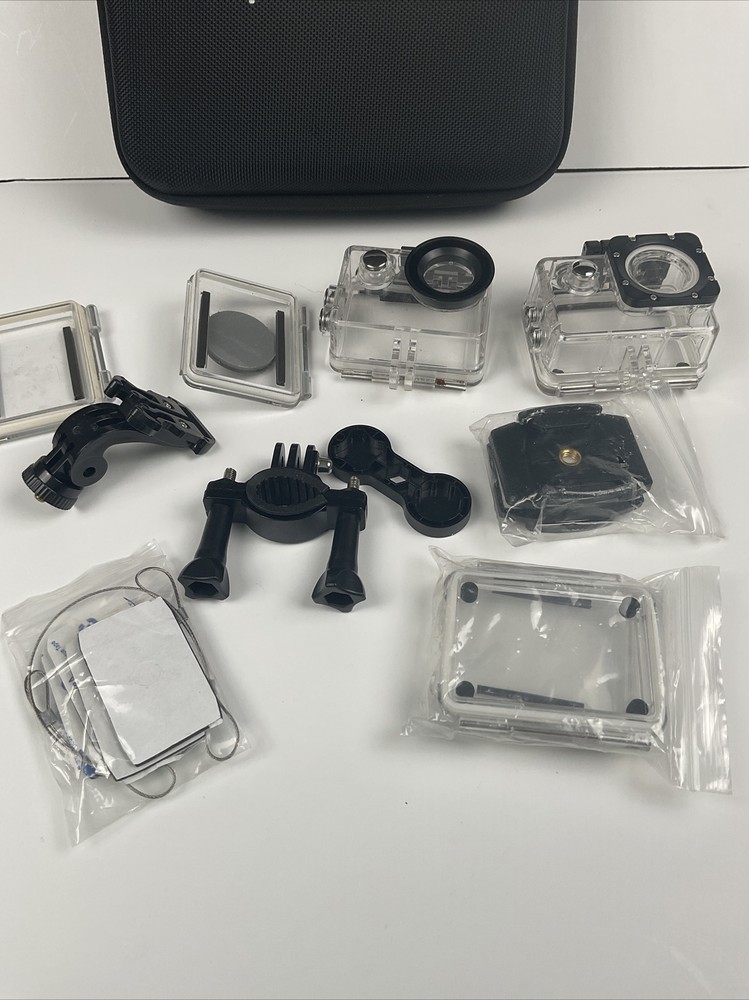 Go Pro Various Accessories Lot With Case
