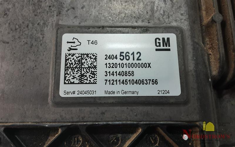 2022 Chevy Corvette Transmission Control Module Computer