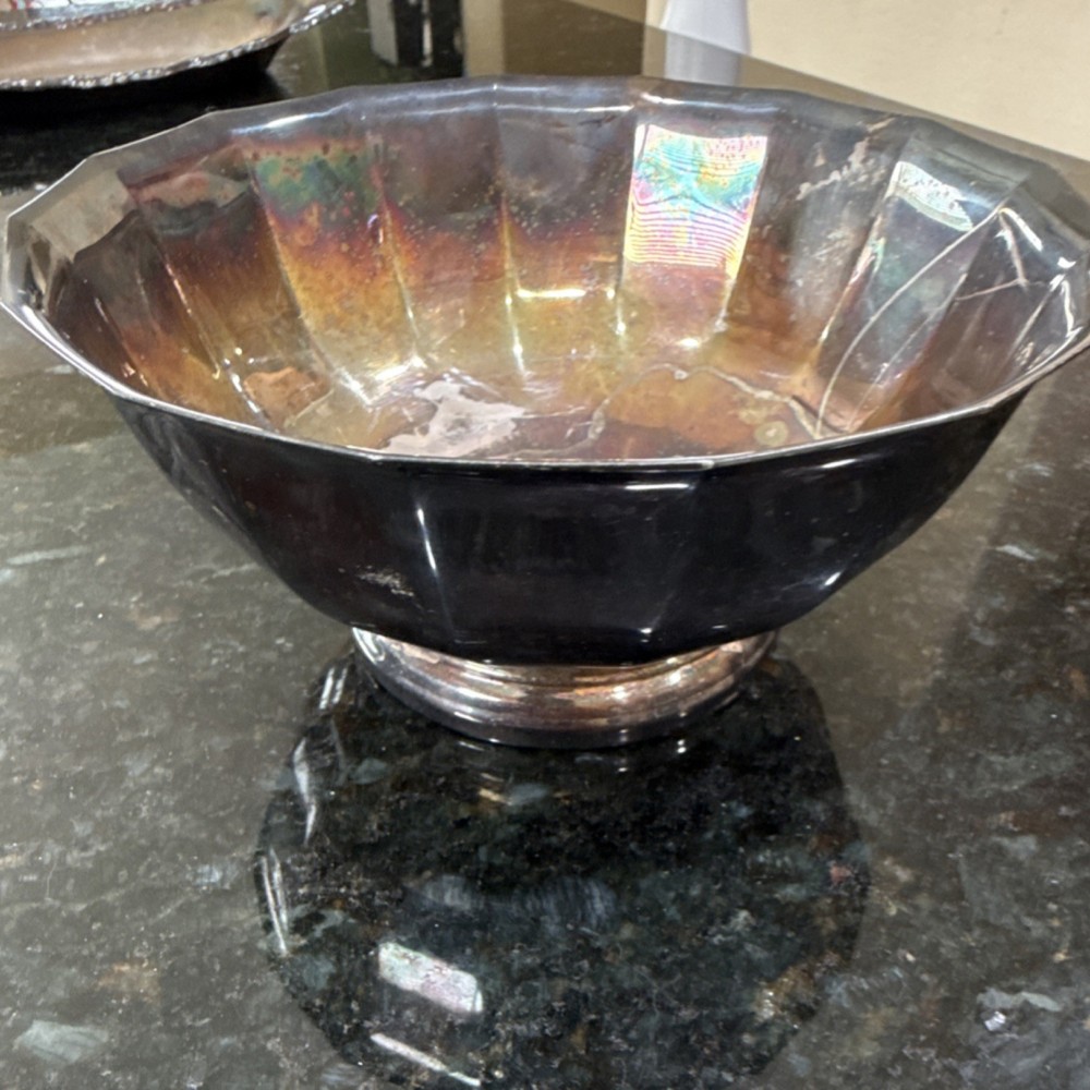Gorham Heritage Silverplate Bowl Elegant Decorative Serving Dish Classic Design