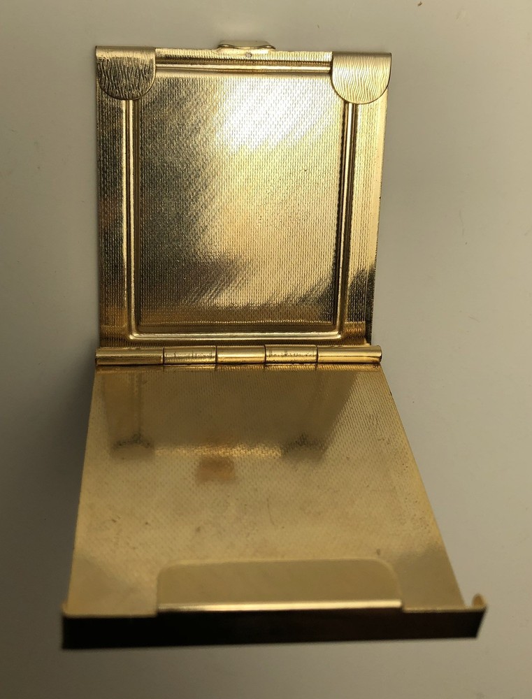 Vintage Metal matchbox Matchbook holder case