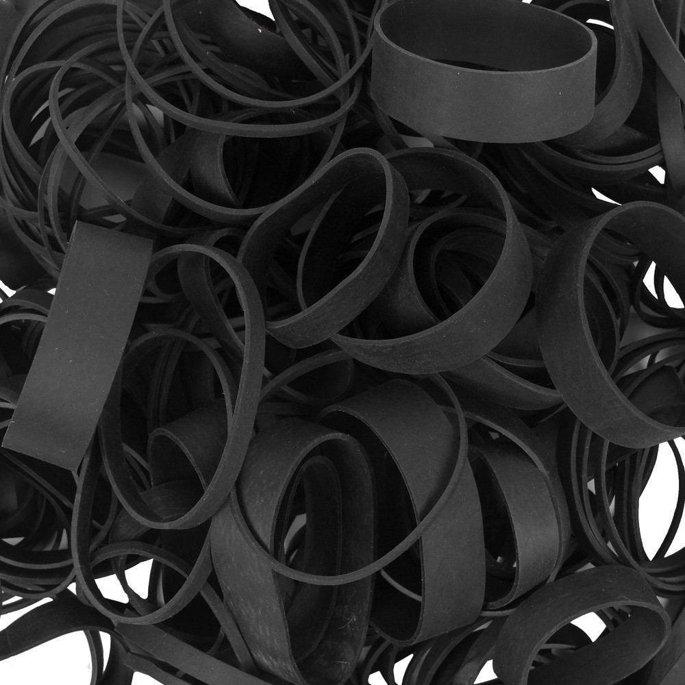 HAIDIBAO Rubber Bands Assorted Sizes Black Elastic Tactical