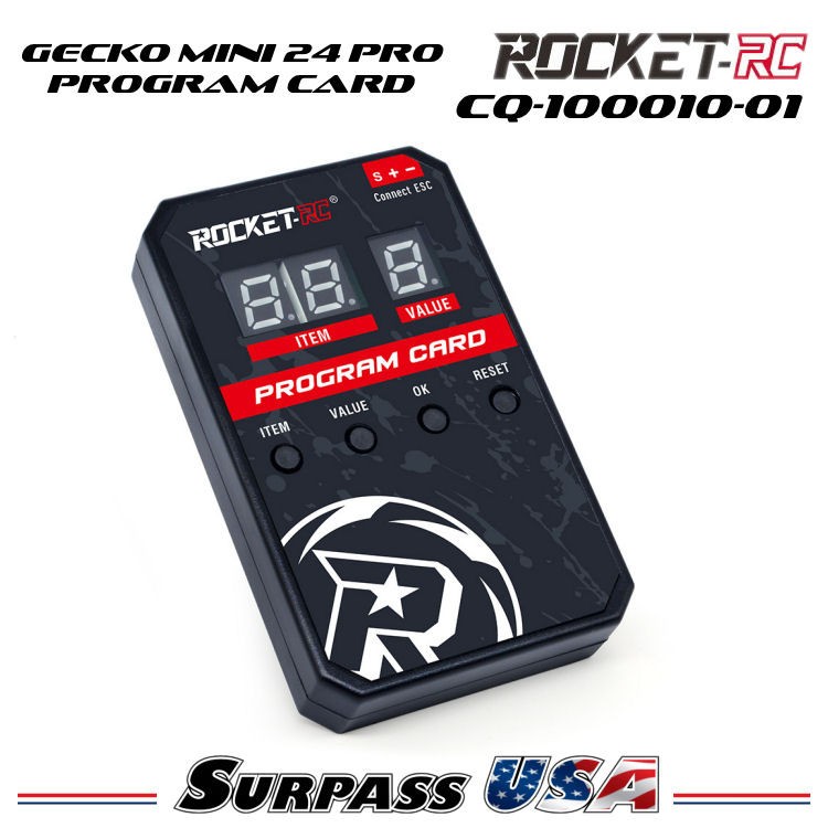 Rocket-RC LED Program Card for Gecko Mini 24 Pro ESC