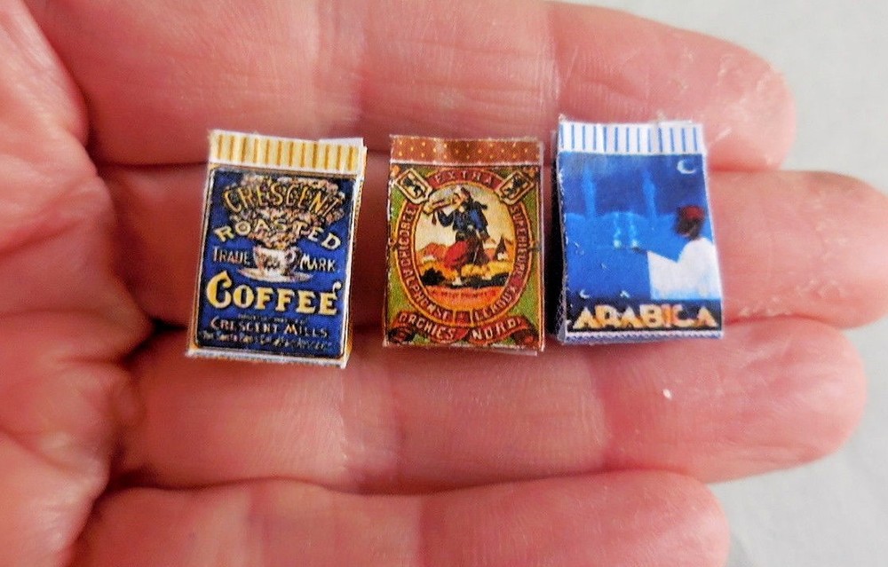 COFFEE SACKS 3 PIECE SET ~ DOLLHOUSE MINIATURE
