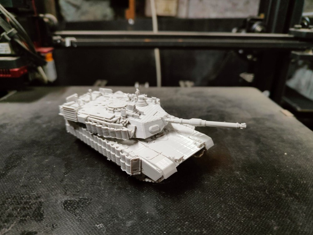 American Abrams M1A2 tank 1:48 scale Printed 3d model kits DIY
