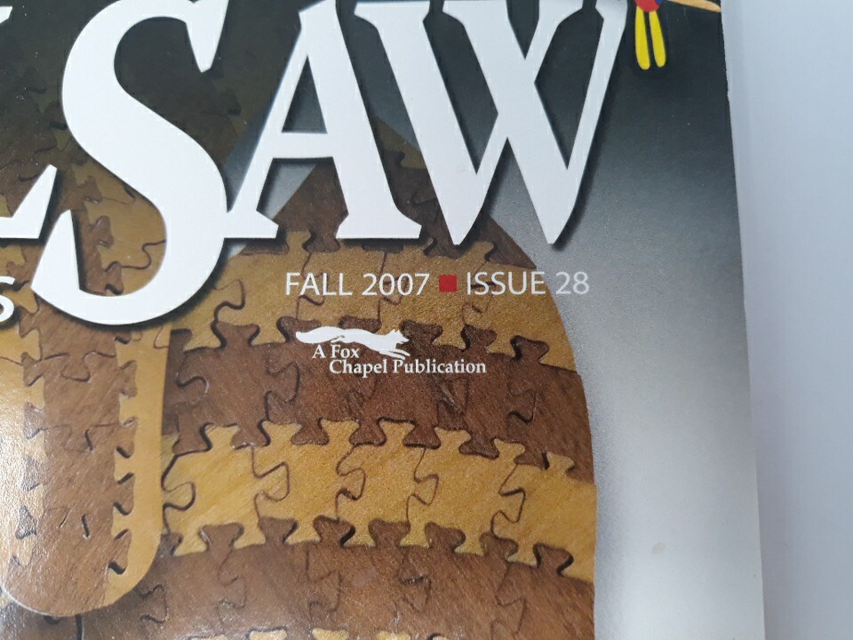 Scrollsaw Magazine Fall 2007 Custom Puzzles Woodworking Craft Pull Out Patterns