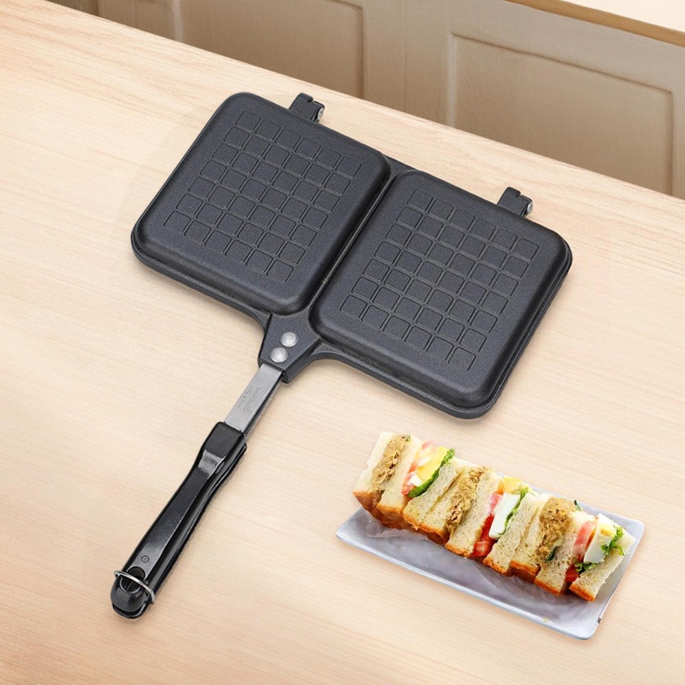 Hot Sandwich Maker Double Panel Stove Hot Sandwich Maker With Handle Handy