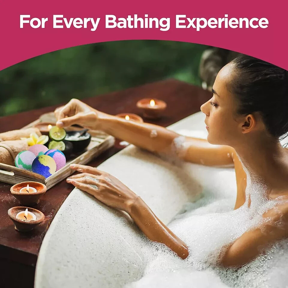 Great Easter Gift Pack 12pcs Bubble Spa Bath Bombs Perfect Luscious Gift set