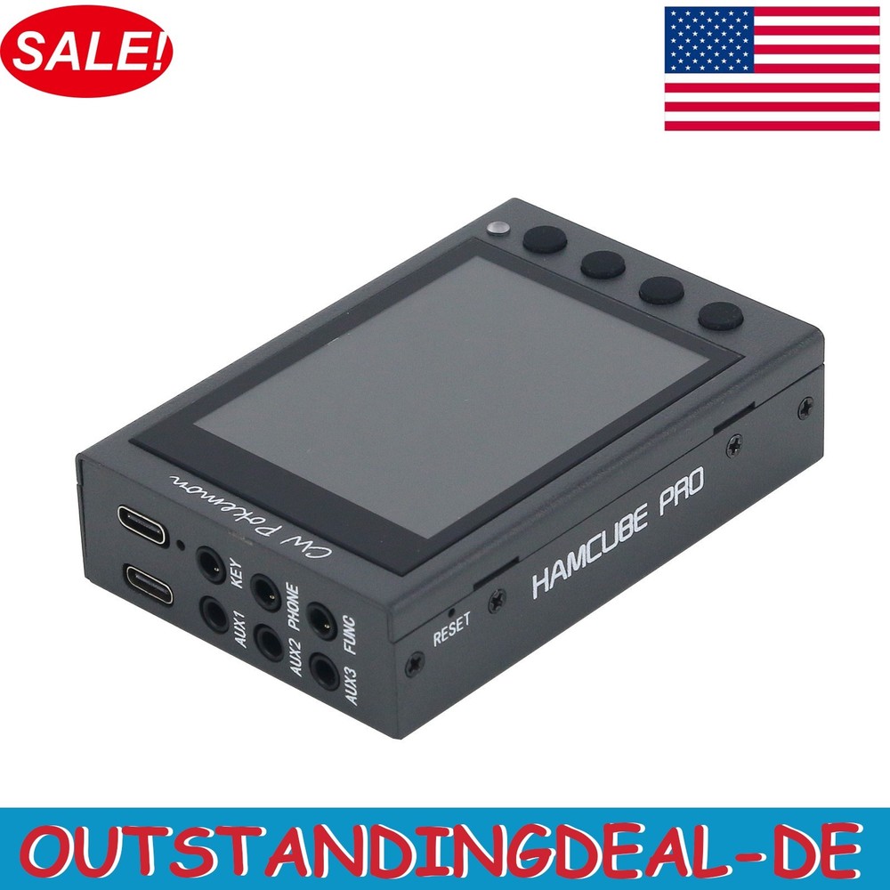 HAMCUBE PRO HAM CW Trainer Morse Code Trainer Set w/ 2.8" Screen USA&@