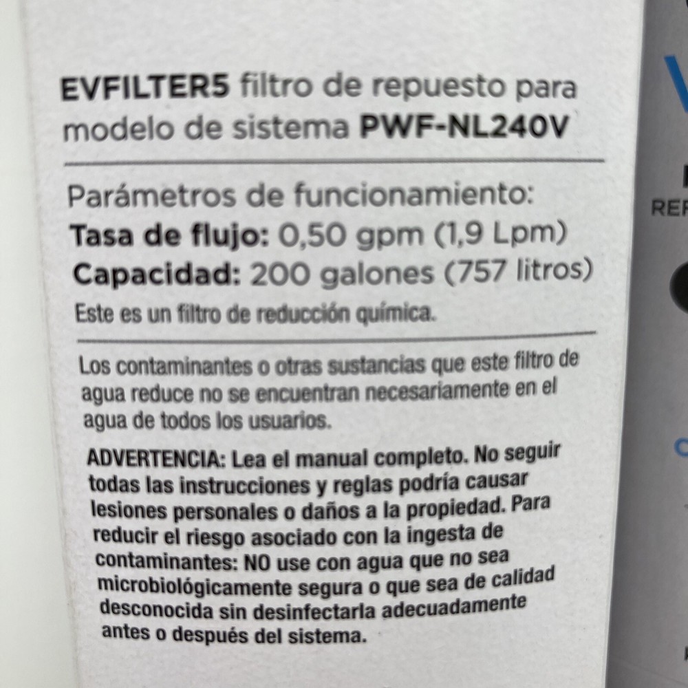 Lot Of 2 EveryDrop Value EVFILTER5 Ice And Water Refrigerator Filter 5