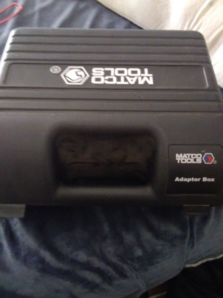 Pre-owned Matco Tools Adaptor Box Case and accessories ONLY