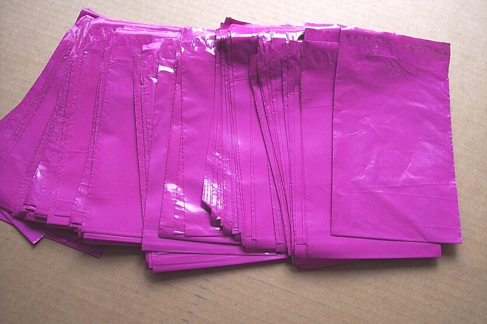 200 Poly Mailers 5 x 7 Mailing Envelope Purple Pink Envelopes Poly Envelopes