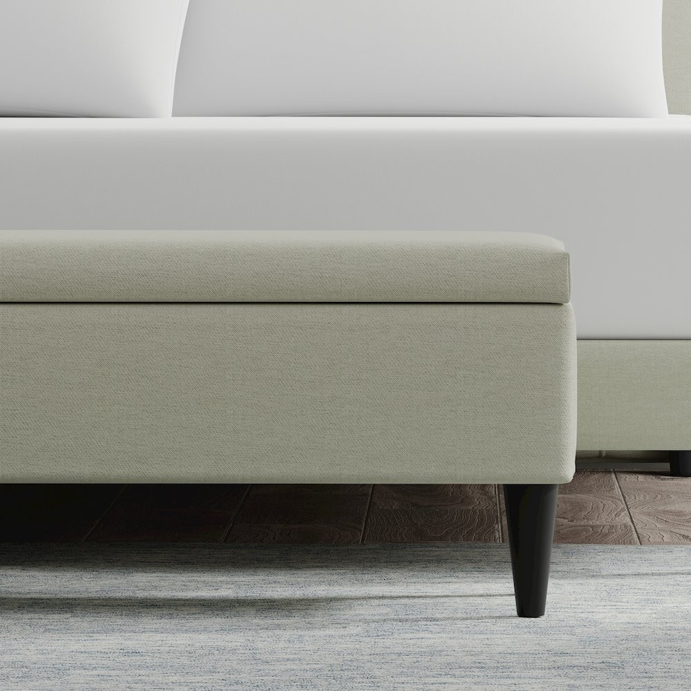 46" Storage Bench - Beige
