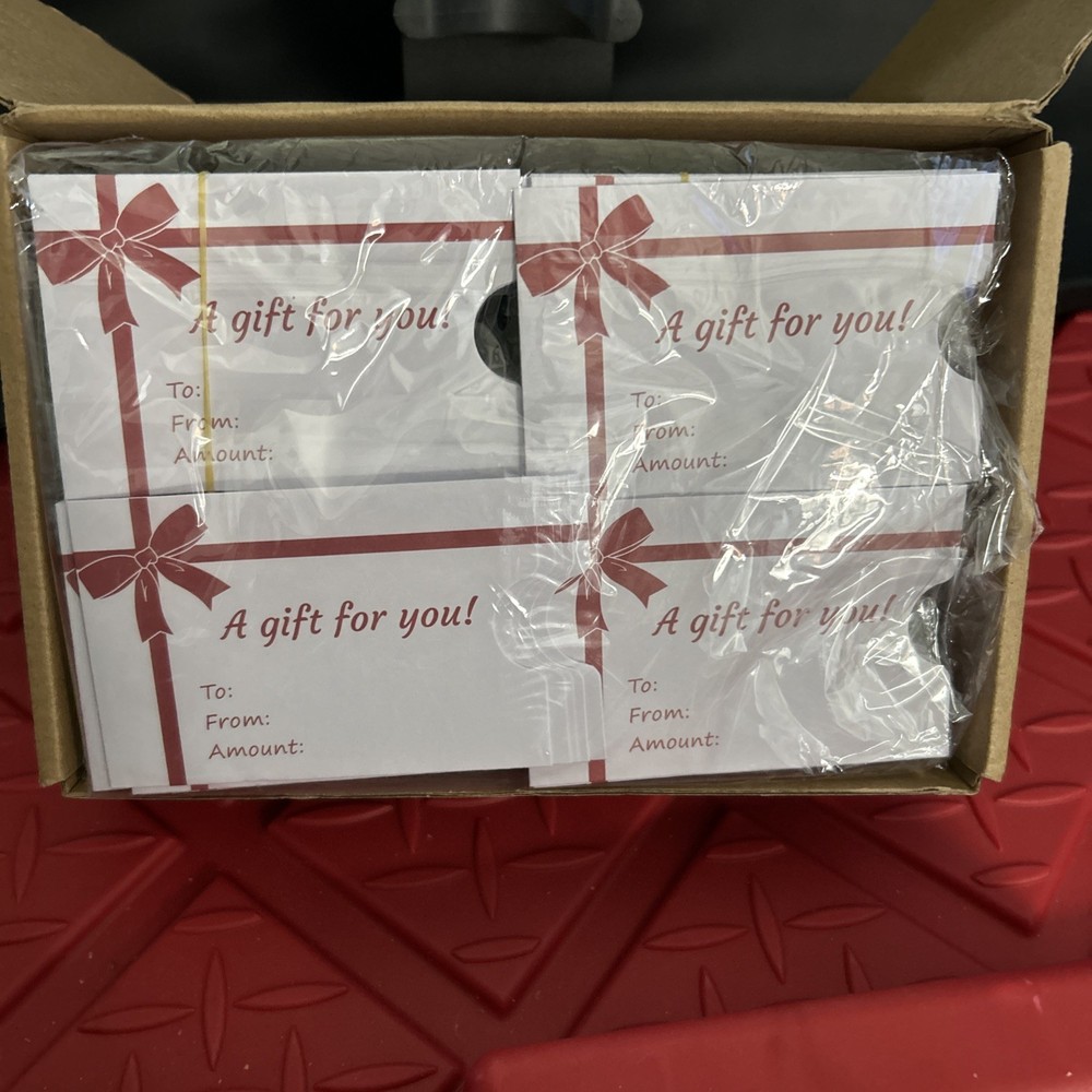 400 Piece Gift Card Sleeves