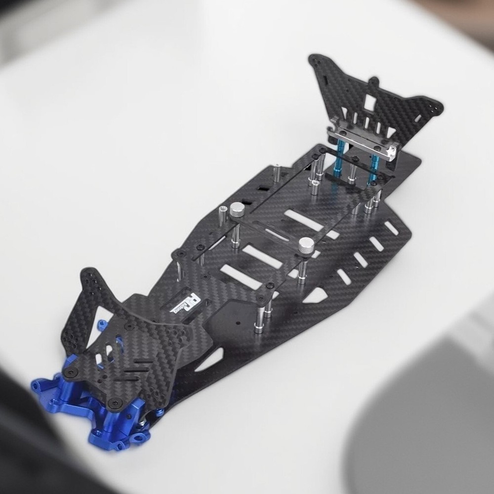 Carbon Chassis Frame Conversion Kit for Rustler VXL 2WD Bandit Upgrades