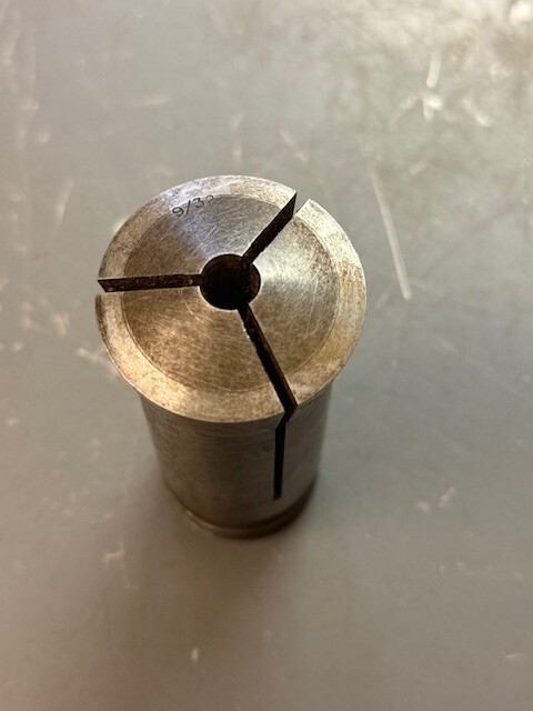 9/32" Round 5C Collet w/Internal Threads
