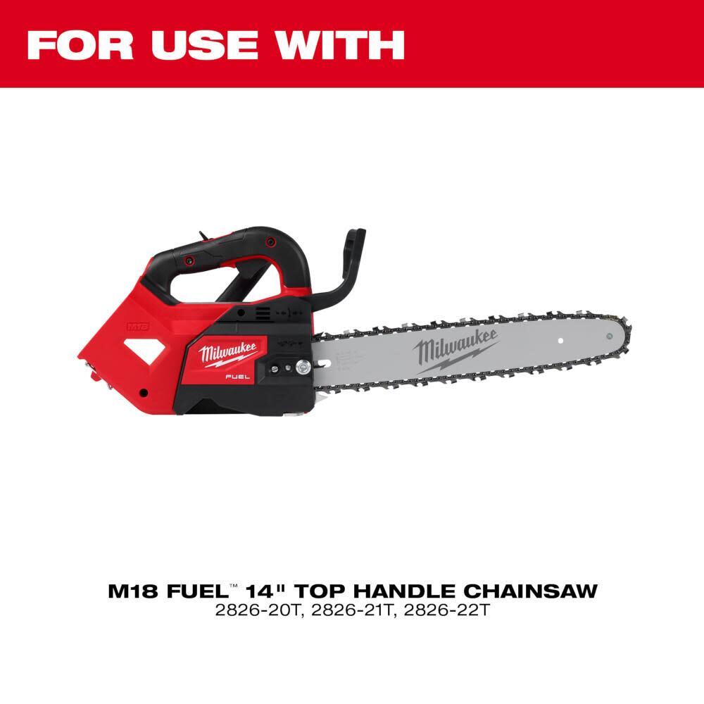 Milwaukee 14Inch Top Handle Chainsaw Guide Bar