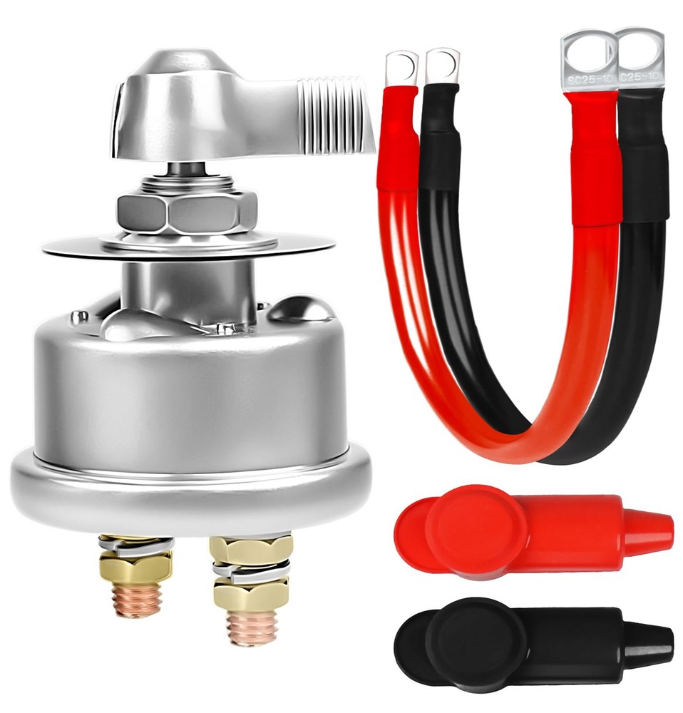 Battery Switch with Mounting Bracket and Cable, Cable