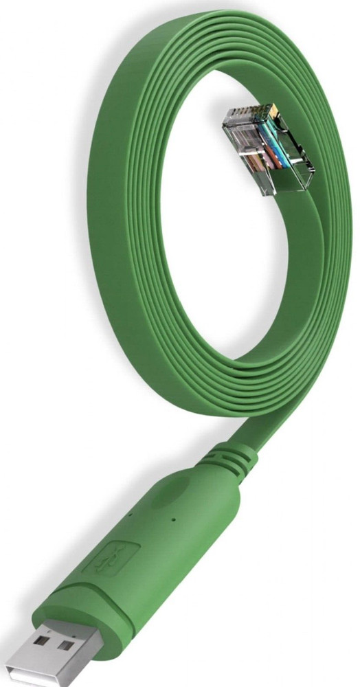 CAB-CONSOLE-USB-RJ45 Green  Console Cable, 6ft     FTDI Cisco