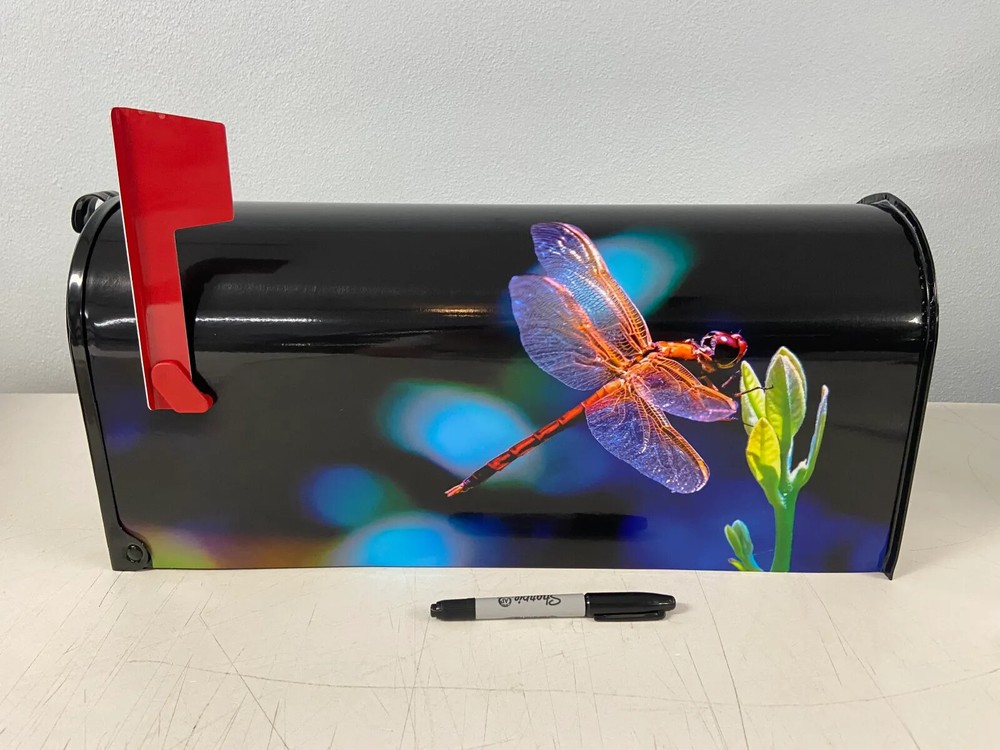Dragon Fly Custom Mailbox - Fathers Day Gift - Personalized gift for her