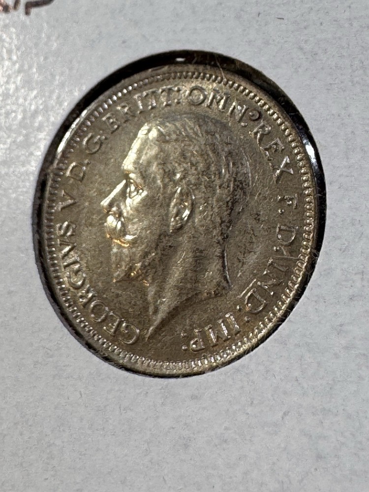 1936 Great Britain Silver 6 Pence
