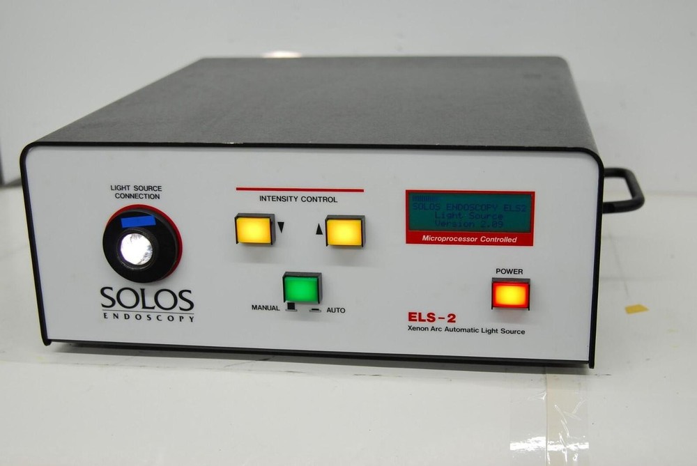 Solos Endoscopy ELS-2 Xenon Arc Automatic Light Source - READ DESCRIPTION