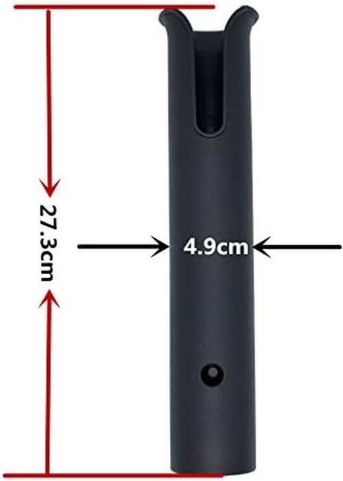 Compact Fishing Rod Rack for Wall - Lightweight 1-Pole Holder & Hardware