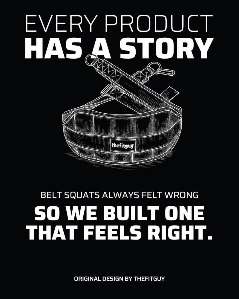 Ultimate Belt Belt Squats Rack Attachment & Squat Machine Structured Back