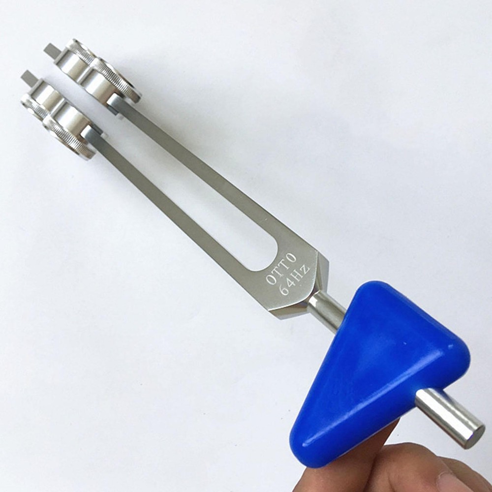 64Hz Tuning Fork with Silicone Triangle Music Tuning Tool