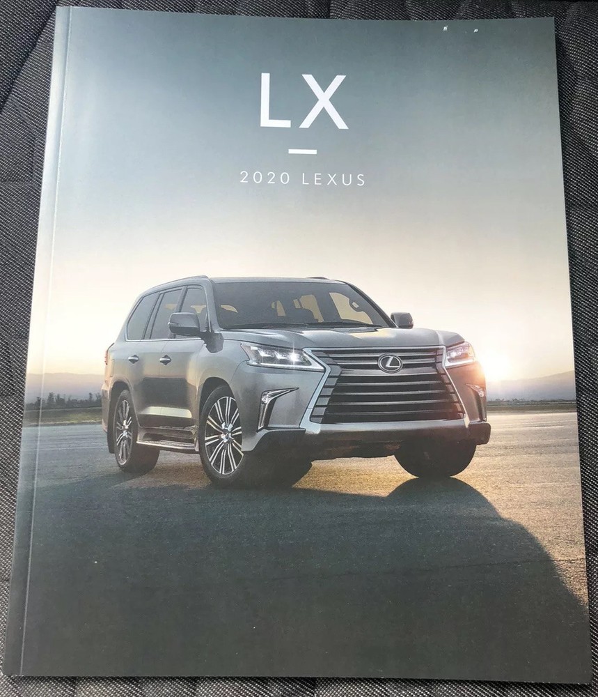 2020 LEXUS LX 42-page Original Sales Brochure