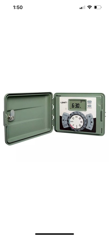 Orbit Easy-Set Logic Sprinkler Timer 57894 4-Station, 3 Programs & 12 Start Time