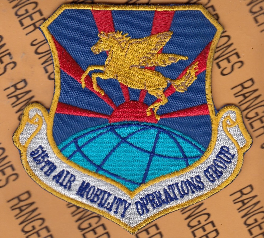 USAF Air Force 515th Air Mobility Operations Group AMOG ~4" patch c/e